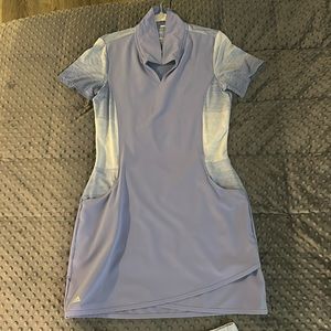 Lavender hombre Adidas golf dress, 2 pockets, & under shorts. Only worn twice!
